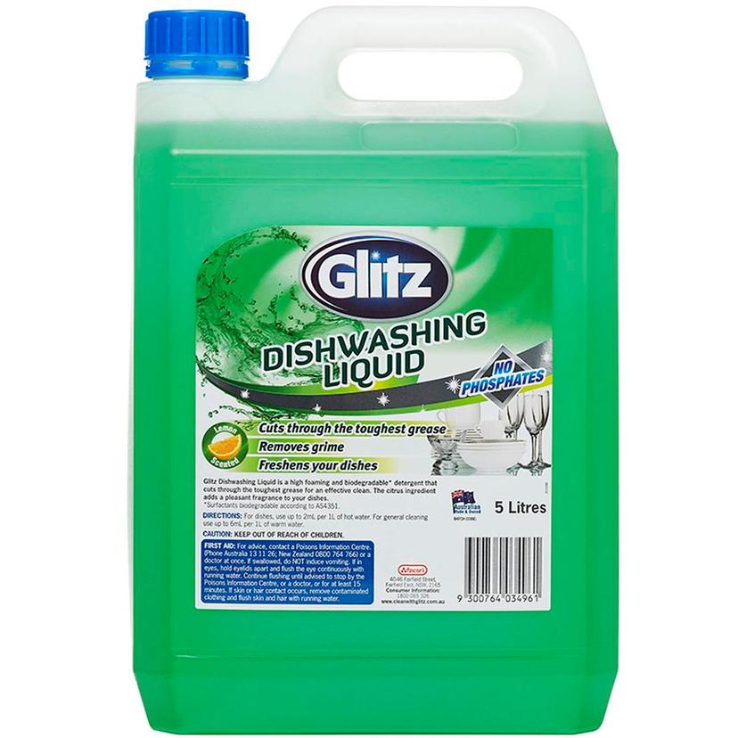 Glitz 5L Citrus Dishwashing Liquid